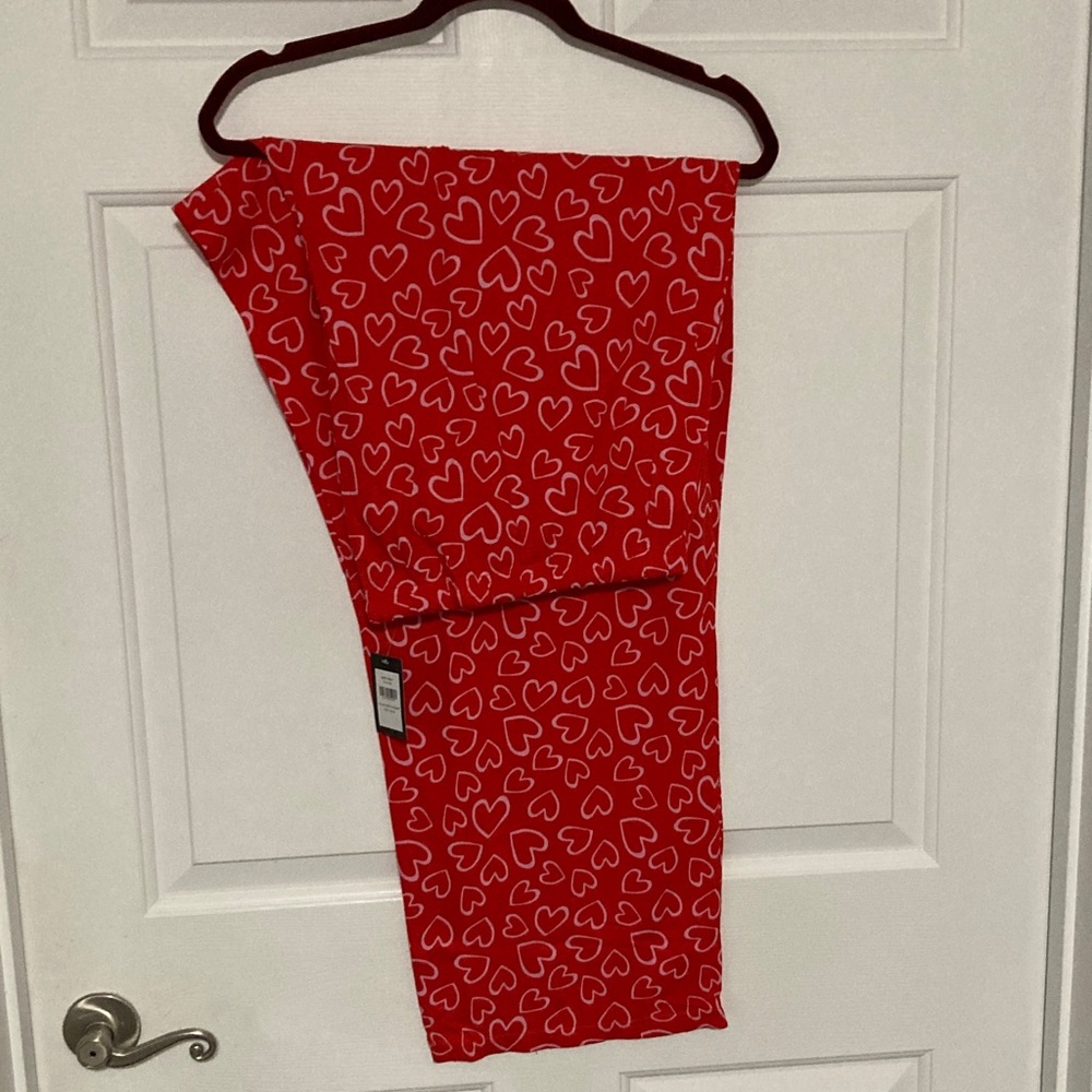 Avenue Red Heart Pajama Pants